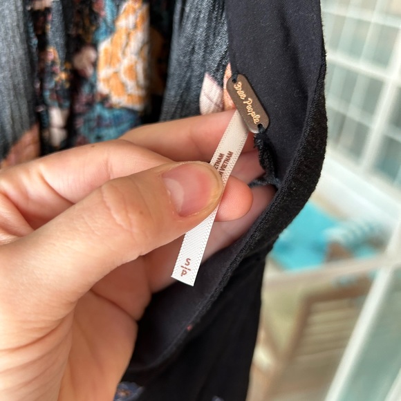 Free people Bali birds of paradise black jumpsuit - Picture 16 of 16